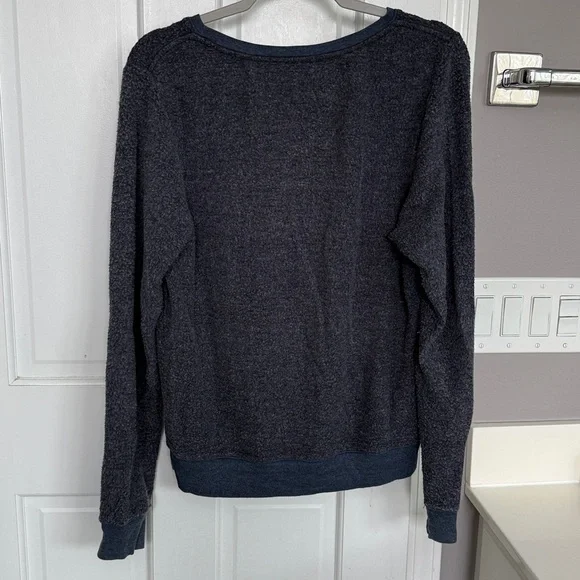 Wildfox Scatter Stars Oversized Sweatshirt Sweater Short Boat Neck Fleece - Picture 5 of 6